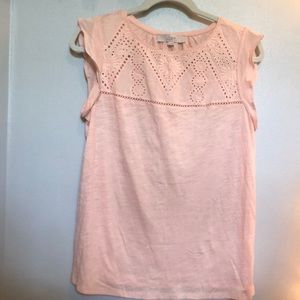 New With Tags LOFT flutter sleeve top